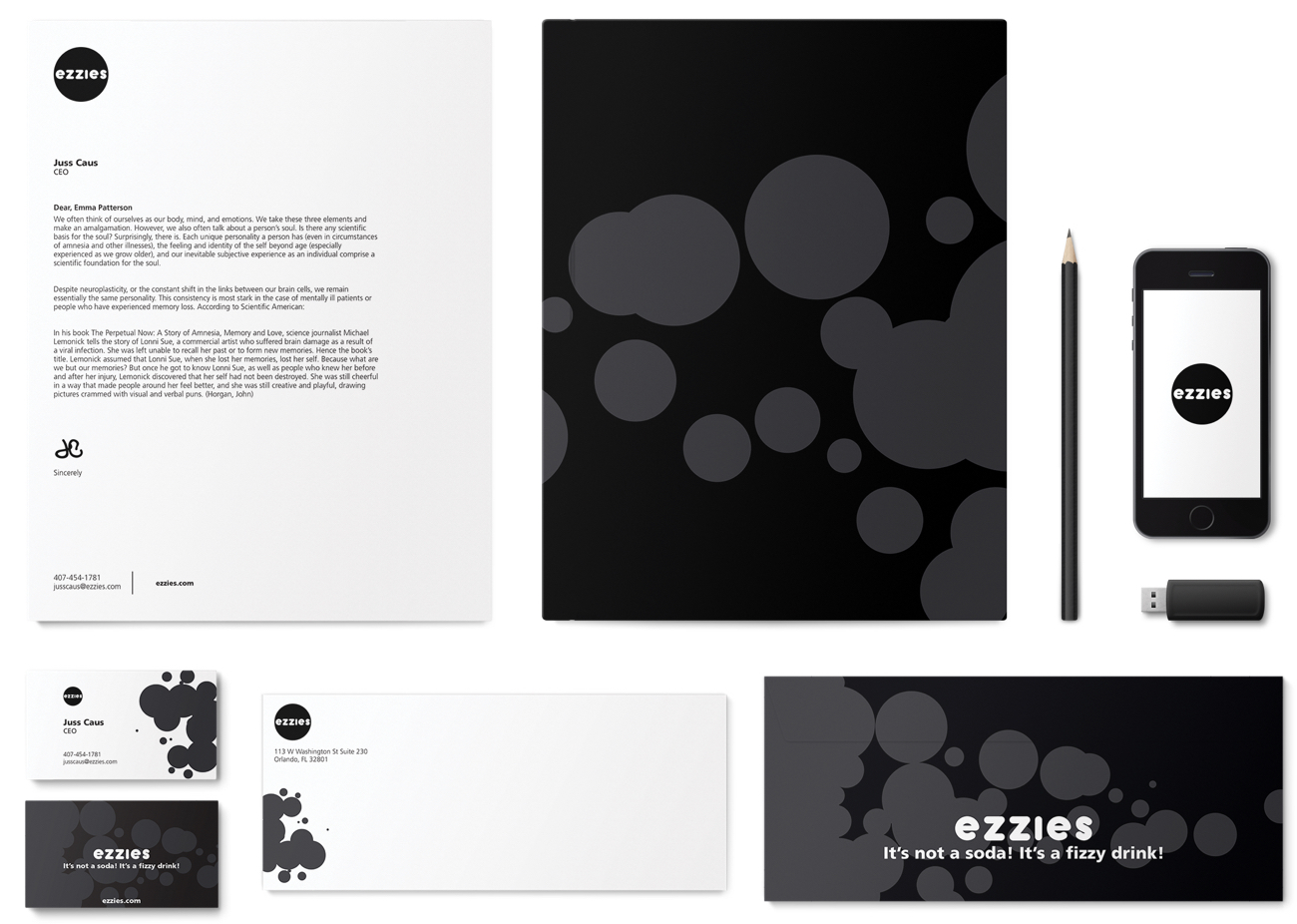 Ezzies stationary design